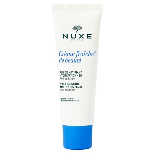 Флюид для лица NUXE Флюид увлажняющий матирующий для лица Crème Fraiche de Beaute 48 HR Moisture Mattifying Fluid цена и фото