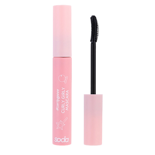 тушь для удлинения и подкручивания ресниц catchy eyes 02 mascara curly SODA Тушь для ресниц Curly Girly Mascara #curlyqueen