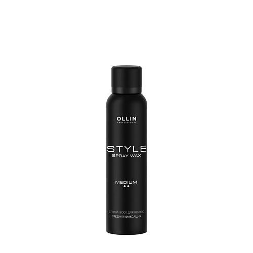 цена Спрей для укладки волос OLLIN PROFESSIONAL Спрей-воск для волос средней фиксации STYLE