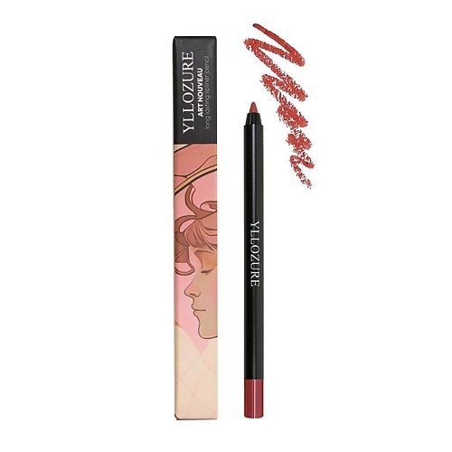 YLLOZURE Стойкий контурный карандаш для губ Арт нуво 710₽