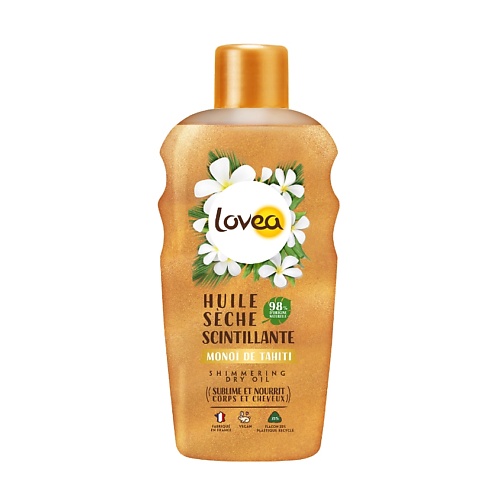 Солнцезащитное масло для тела LOVEA Масло для тела сухое Shimmering Dry Oil сухое масло для волос icon india dry 118 мл
