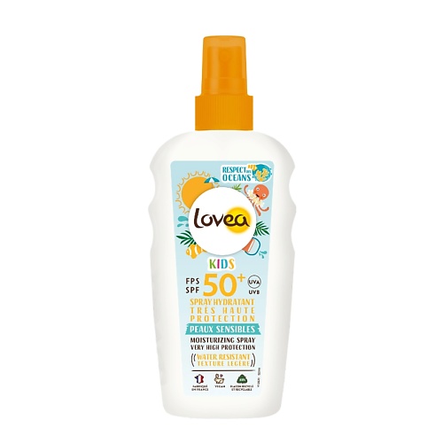 LOVEA Спрей для тела увлажняющий детский с SPF 50+ Moisturizing Spray Very High Protection Kids