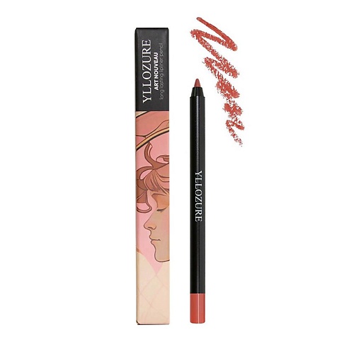 YLLOZURE Стойкий контурный карандаш для губ Арт нуво 710₽