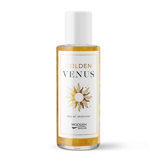 Масло для тела WOODEN SPOON Масло для тела сухое Золотое сияние Golden Venus Face & Body Dry Oil Shimmer Gold масло для тела mixit масло для тела сухое мерцающее euphoria dry flickering body oil