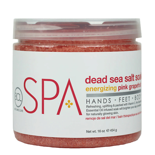 Соль для ванны BE CARE LOVE Соль для ванны Розовый грейпфрут SPA