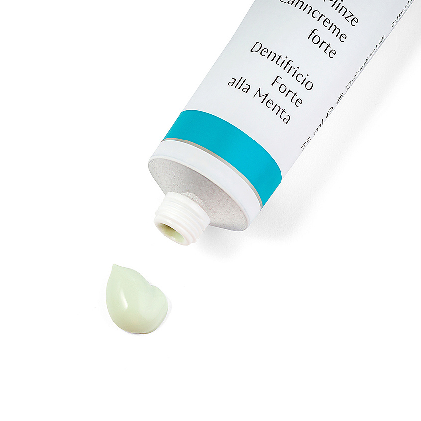 DR. HAUSCHKA Паста зубная для укрепления зубов Мята Minzen Zahncreme forte, фото 2