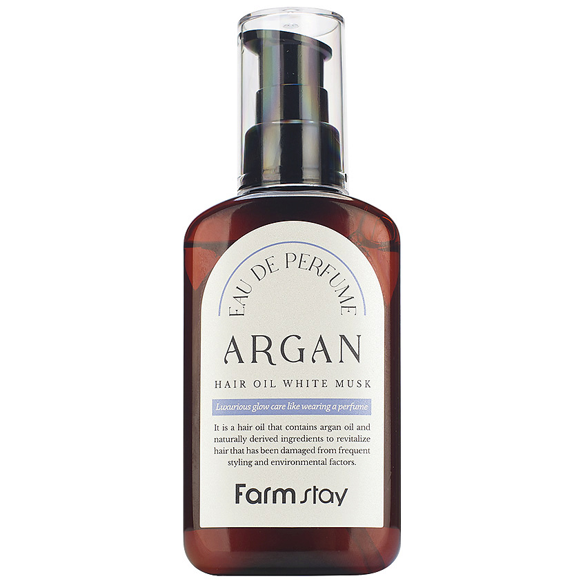 FARMSTAY Масло для волос аргановое с ароматом белого мускуса Agran Hair Oil White Musk RMS983653 - фото 2