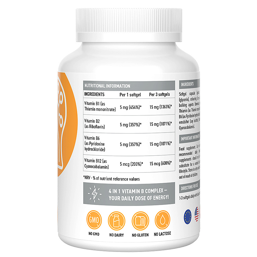 ULTRASUPPS Витаминный комплекс Vitamin B Complex UPS000014 - фото 3