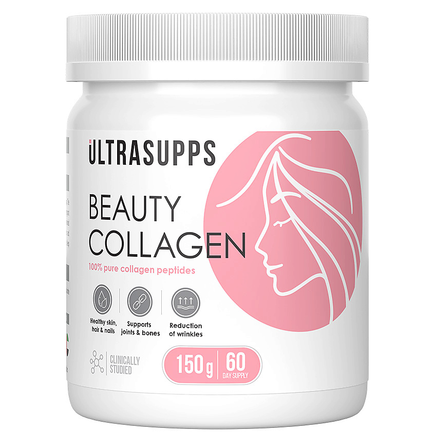 Изображение товара ULTRASUPPS Натуральная добавка Beauty Collagen, 150 г