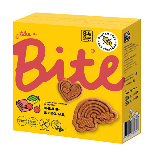 

TAKE A BITE Печенье Вишня-шоколад, Печенье Вишня-шоколад