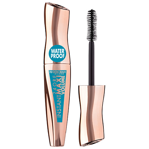 DEBORAH MILANO Тушь для ресниц максимальный объем водостойкая 24ORE INSTANT MAXI VOLUME MASCARA l arte del bello тушь 3d объем opera queen drama volume mascara