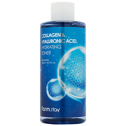 

FARMSTAY Тонер для лица увлажняющий с гиалуроновой кислотой и коллагеном Collagen & Hyaluronic Acid Hydrating Toner, Тонер для лица увлажняющий с гиалуроновой кислотой и коллагеном Collagen & Hyaluronic Acid Hydrating Toner