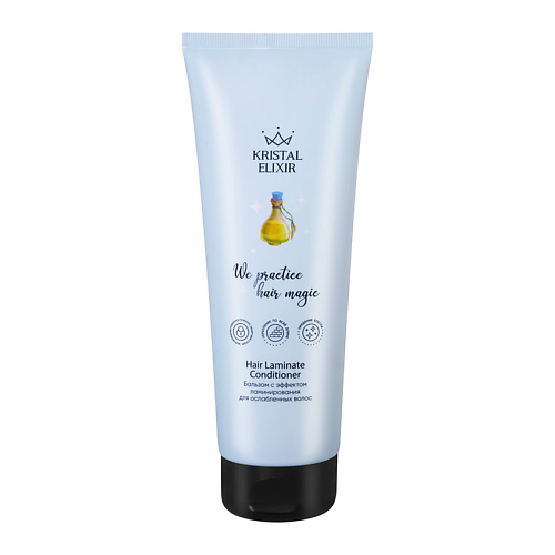 KRISTAL ELIXIR Бальзам с эффектом ламинирования для ослабленных волос Hair Laminate Conditioner