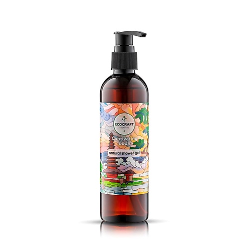 натуральный гель для душа natural shower gel mandarin 260мл гель 260мл Гель для душа ECOCRAFT Гель для душа Пленительный уд Captivating Oudh Natural Shower Gel