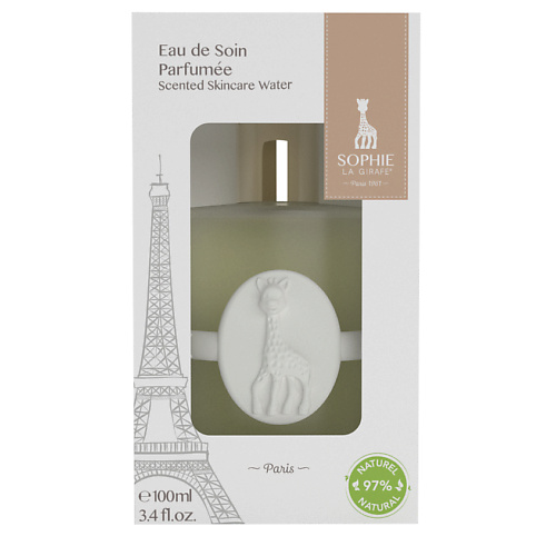 цена Набор парфюмерии SOPHIE LA GIRAFE Набор Eau De Soin Parfumee c прорезывателем для зубов