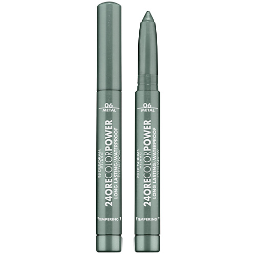 DEBORAH MILANO Тени карандаш стойкие 24ORE COLOR POWER EYESHADOW deborah milano карандаш для бровей 24ore brow micropencil