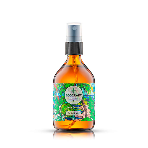 Тоник для лица ECOCRAFT Тоник для жирной кожи Лайм и мята Lime & Mint Facial Tonic тоник для лица natura botanica facial tonic 100 мл