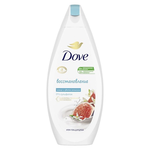

DOVE Крем-гель для душа Инжир и лепестки апельсина, Крем-гель для душа Инжир и лепестки апельсина