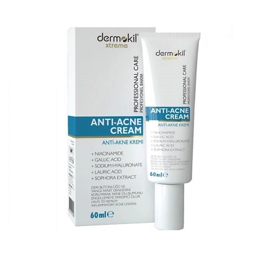 DERMOKIL Крем против прыщей Anti-Acne Cream лосьон анти акне anti acne lotion 342559 200 мл
