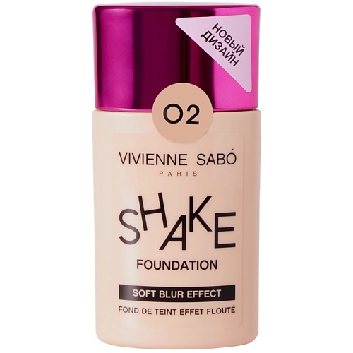 Тональное средство VIVIENNE SABO Тональный крем с натуральным блюр эффектом Shakefoundation