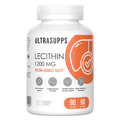

ULTRASUPPS Витаминный комплекс Lecithin 1200 MG, Витаминный комплекс Lecithin 1200 MG