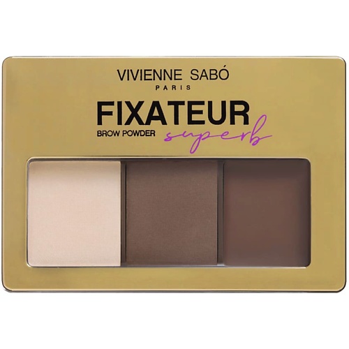 Тени для бровей VIVIENNE SABO Набор для бровей Fixateur Superb тени для бровей nars кремовые тени для бровей