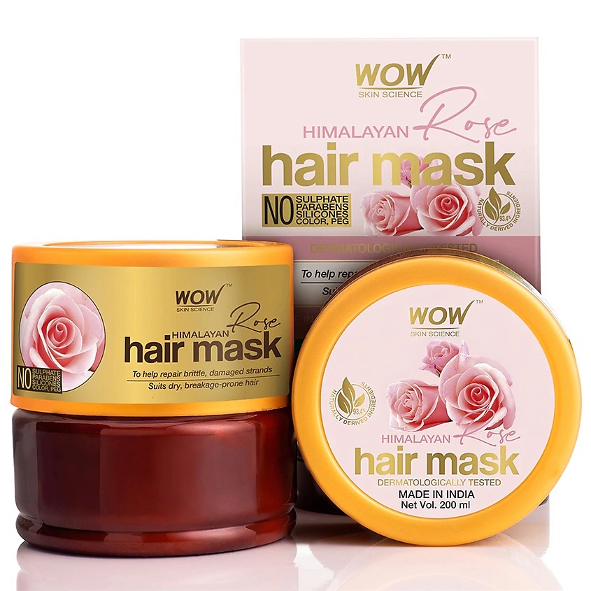 WOW SKIN SCIENCE Маска для волос восстанавливающая, для придания объема ...