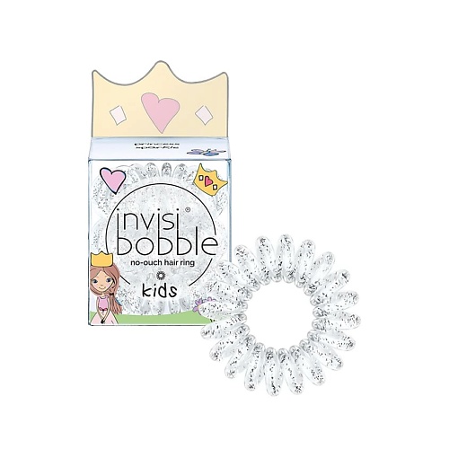 Резинка для волос INVISIBOBBLE Резинка для волос KIDS Princess Sparkle invisibobble kids no ouch hair ring princess sparkle 5 шт упк