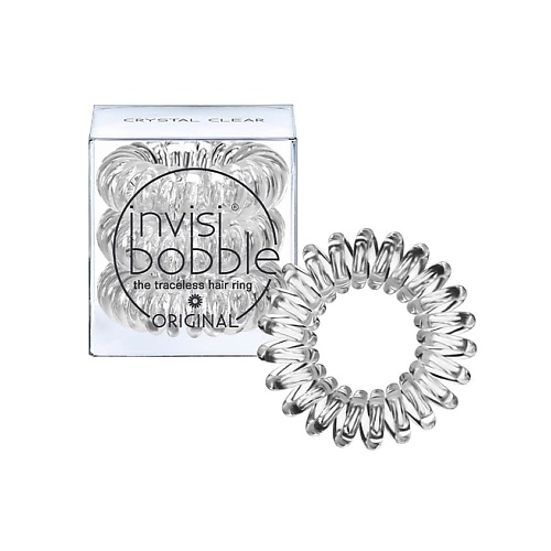 INVISIBOBBLE Резинка-браслет для волос invisibobble ORIGINAL Crystal Clear invisibobble резинка для волос с подвесом invisibobble nano crystal clear