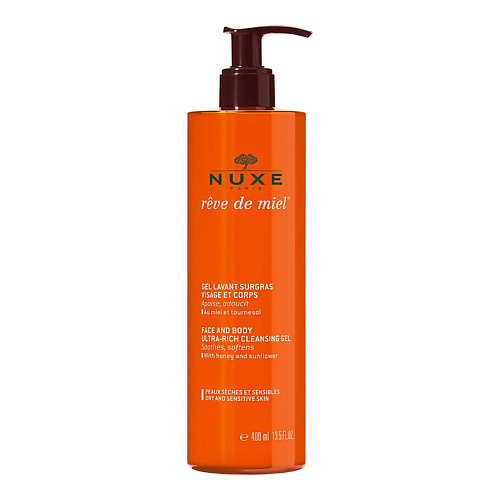 NUXE Гель очищающий для лица и тела Reve de Miel Face and Body Ultra-Rich Cleansing Gel