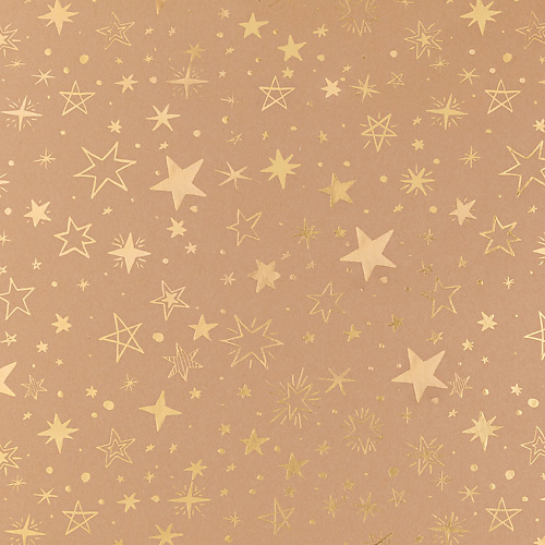TWINKLE Упаковочная бумага Stars Gold LTA024404