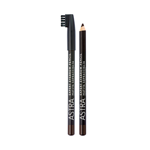 ASTRA Карандаш для бровей Expert eyebrow контурный карандаш для бровей eveline cosmetics eyebrow pencil контурный светло коричневый
