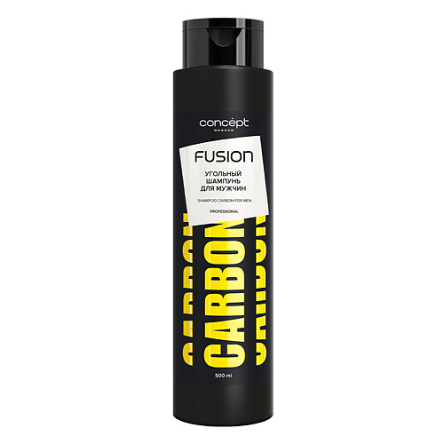 фото Concept fusion угольный шампунь для мужчин carbon for men