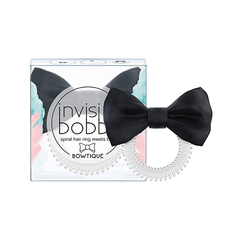 Резинка для волос INVISIBOBBLE Резинка для волос invisibobble BOWTIQUE True Black резинка для волос invisibobble резинка браслет для волос invisibobble slim true black