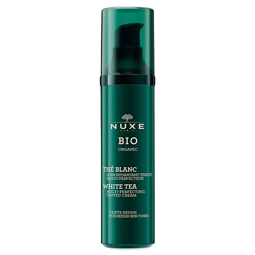 

NUXE Крем совершенствующий для лица оттеночный светлый Bio Organic White Tea Multi-Perfecting Tinted Cream, Крем совершенствующий для лица оттеночный светлый Bio Organic White Tea Multi-Perfecting Tinted Cream