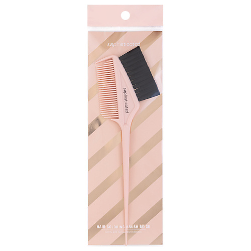 ЛЭТУАЛЬ Кисть для окрашивания волос Hair Coloring Brush Beige лэтуаль twinkle кисть лайнер для макияжа liner brush