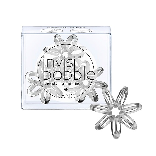 INVISIBOBBLE Резинка для волос invisibobble NANO Crystal Clear invisibobble резинка для волос с подвесом invisibobble nano crystal clear