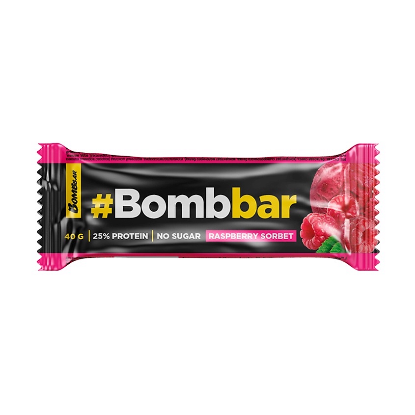 BOMBBAR Батончик глазированный Малиновый сорбет купить по цене 156₽ в ...