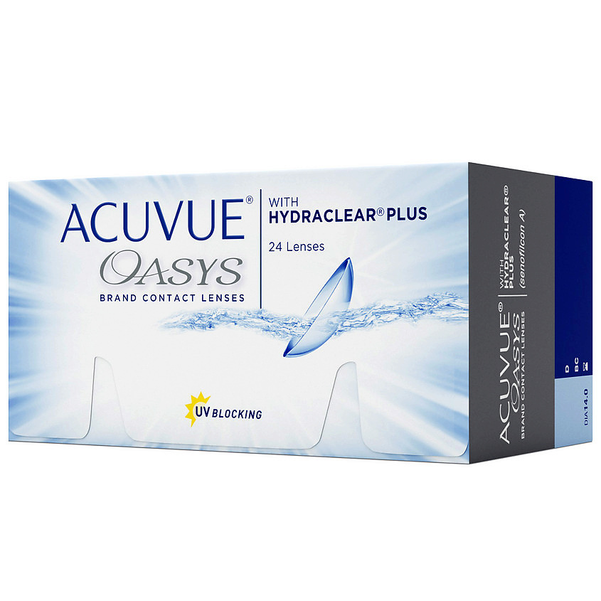 ACUVUE Двухнедельные контактные линзы ACUVUE OASYS with HYDRACLEAR PLUS 24 шт. ACV000165 - фото 3