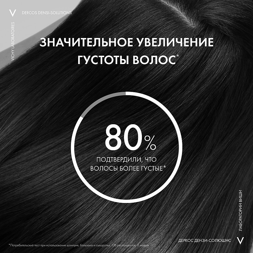 VICHY Уплотняющий восстанавливающий бальзам Dercos Densi-Solutions, фото 6