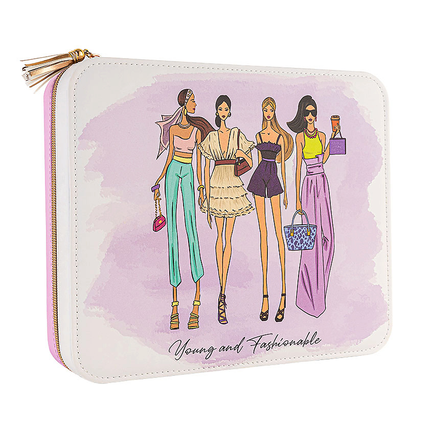 Изображение товара ЛЭТУАЛЬ Набор для макияжа в кейсе YOUNG & FASHIONABLE, 9,17 г + 2х3,65 г + 4 г + 7,18 г + 1,92 г + 2х1,5 мл + 4 мл + 1,10 г