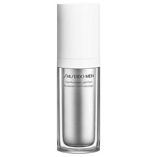 SHISEIDO Комплексный омолаживающий флюид для лица Men Total Revitalizer Light Fluid shiseido маска ночная восстанавливающая ibuki