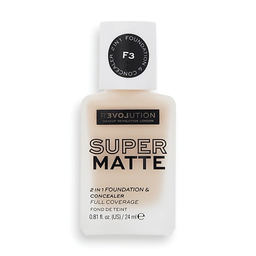 RELOVE REVOLUTION Тональная основа и консилер SUPERMATTE 2 IN 1 основа тональная revolution relove supermatte 2 in 1 foundation