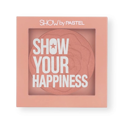 Румяна PASTEL Румяна SHOW YOUR HAPPINESS BLUSH румяна для лица pastel cosmetics terracotta blush on 9 гр