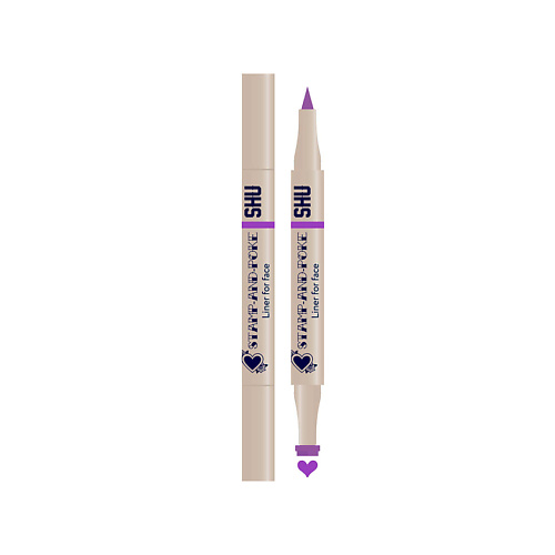 Грим-карандаш для лица SHU Маркер для лица со штампом Stamp-and-Poke toplash eyeliner and wing stamp стойкая подводка со штампом для стрелок