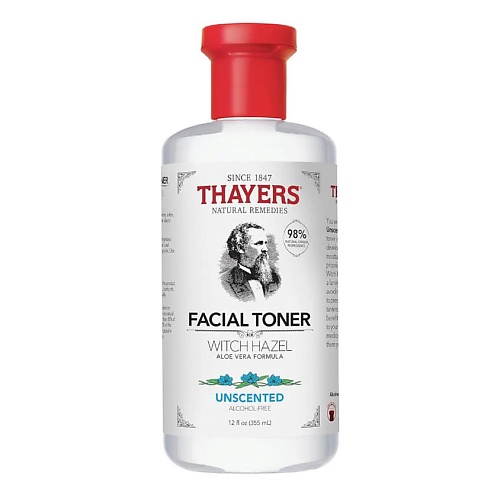 Тонер для лица THAYERS Тонер для лица без спирта с гамамелисом Witch Hazel Unscented Facial Toner acure radically rejuvenating witch hazel toner 59 ml