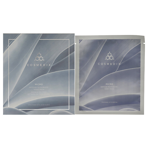 Маска для лица COSMEDIX Набор масок для лица Micro Defense Microbiome Sheet Mask набор тканевых увлажняющих масок для лица 9 wishes rice water sheet mask 10 шт