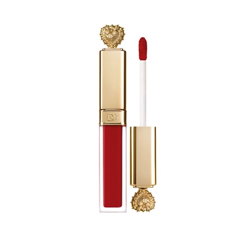 DOLCE&GABBANA Жидкая помада-мусс для губ Devotion Lip Lacquer shiseido помада блеск lacquer rouge