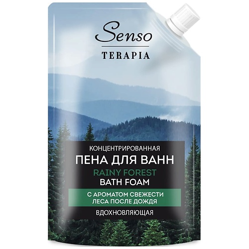 SENSOTERAPIA Концентрированная пена для ванн «RAINY FOREST» вдохновляющая sensoterapia соль пена для ванн перезагрузка happiness re charge