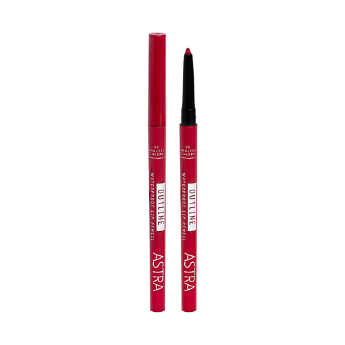 Карандаш для губ ASTRA Контурный карандаш для губ Outline Waterproof Lip Pencil карандаш для губ beautydrugs lip pencil 3 гр